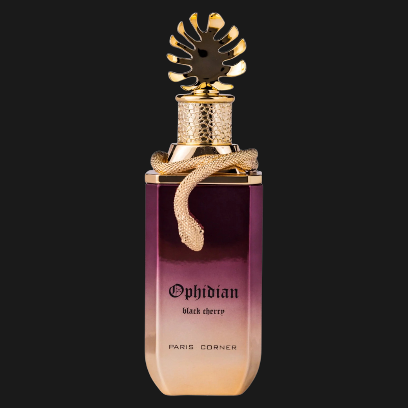 Perfume Unissex Paris Corner Ophidian Black Cherry EDP 100ml | Cereja Amadeirada Gourmand