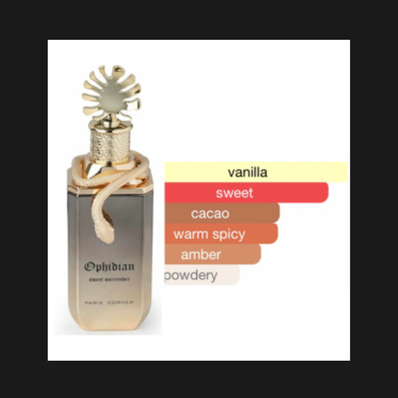 Perfume Unissex Paris Corner Ophidian Sweet Surrender EDP 100ml | Doce Frutado Gourmand