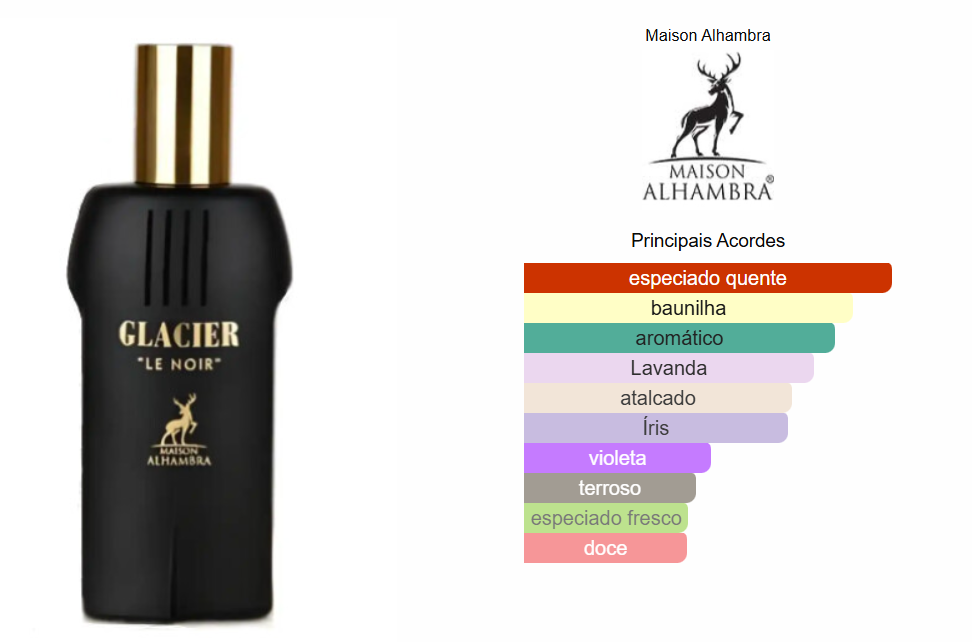 Decante Maison Alhambra Glacier Le Noir Eau de Parfum