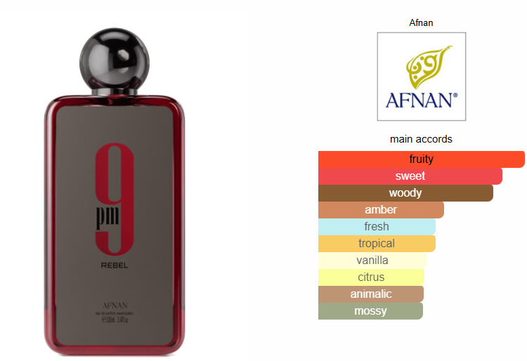 Decante 9PM Rebel - Afnan Eau de Parfum Unissexo