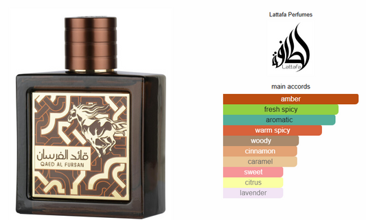 decante Qaed Al Fursan Untamed – Lattafa Eau de Parfum Unissexo 5ML