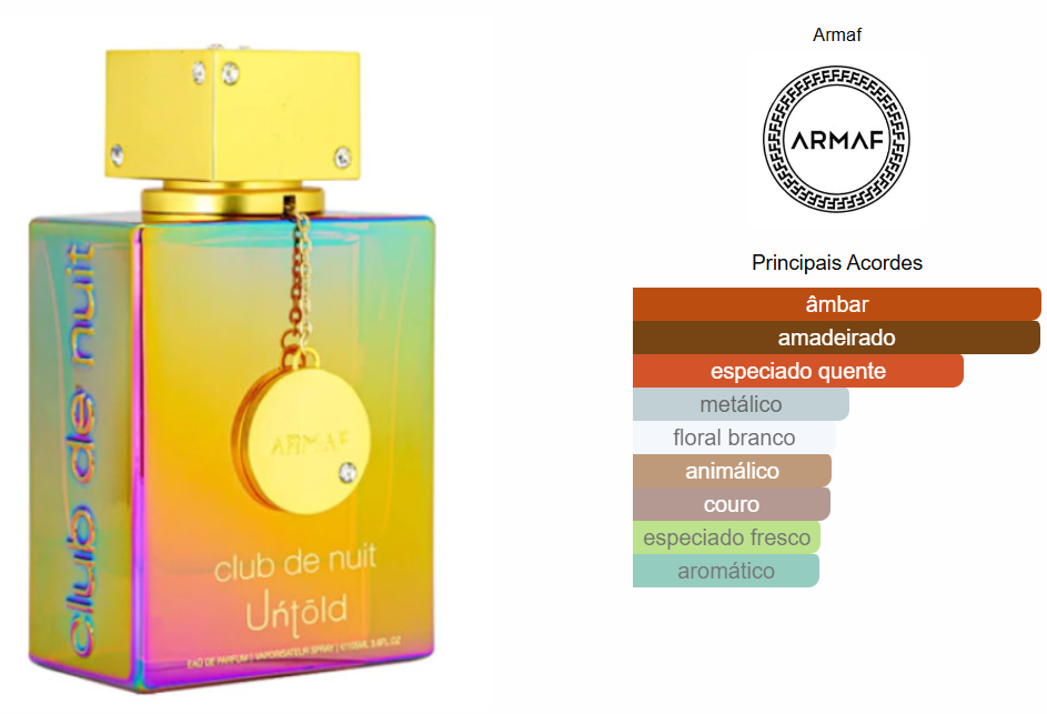 ARMAF Club De Nuit Untold Eau De Parfum - Fragrância Feminina Elegante e Sofisticada