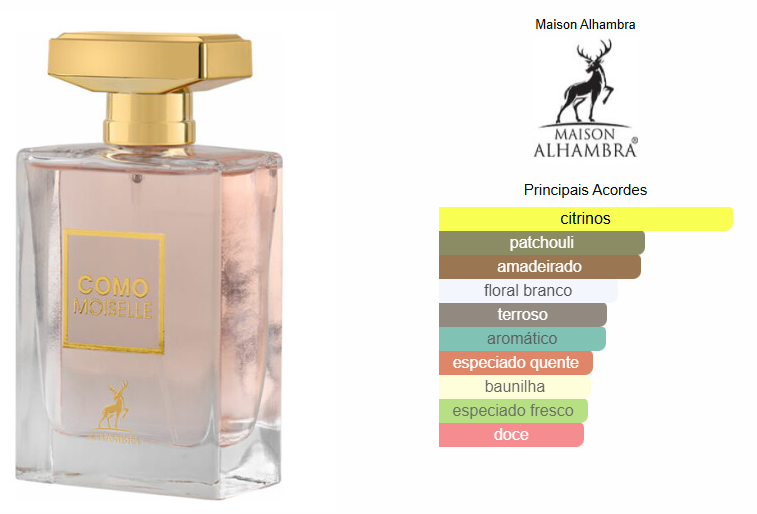 Como Moiselle - Maison Alhambra Eau de Parfum Feminina 100ml