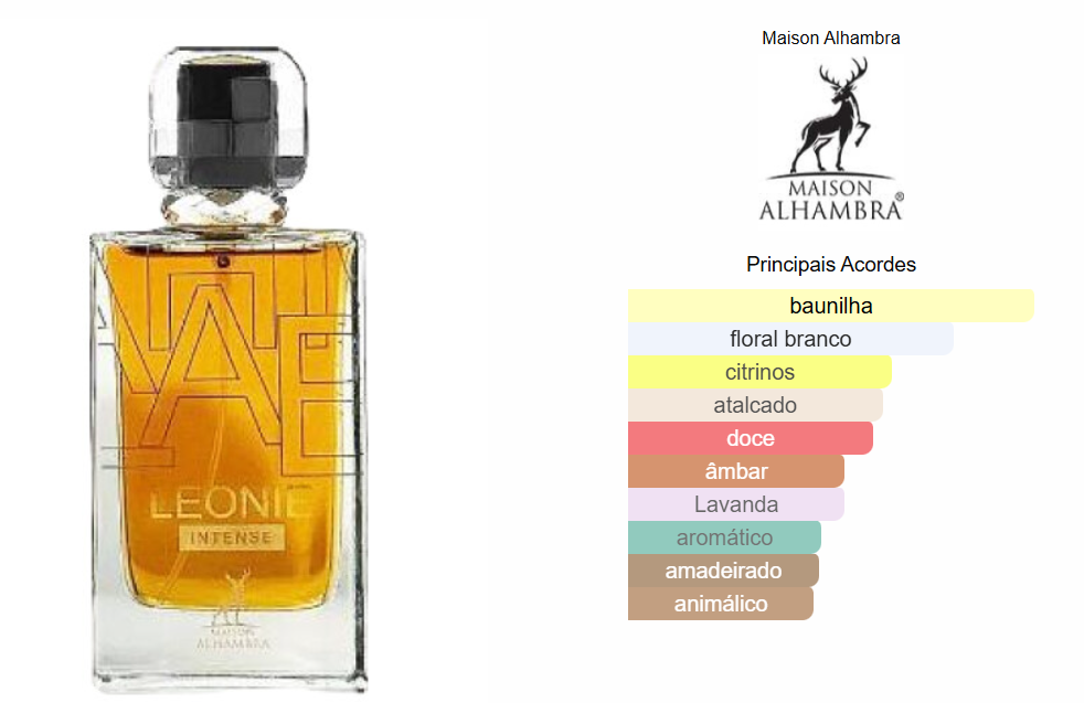 Léonie Intense Maison Alhambra Eau de Parfum Feminino 100ml