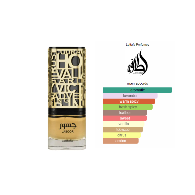 Jasoor Eau De Parfum: Fragrância Oriental Unissex Premium | Perfume Luxuoso