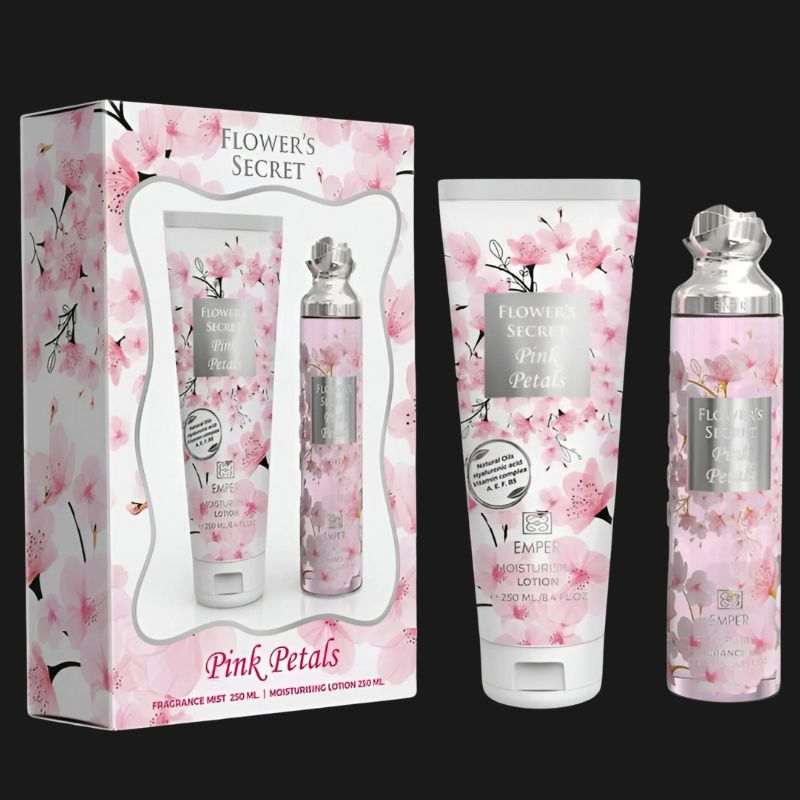 Flower'S Secret Pink Petals – Emper – Mist 250ml and Lotion 250ml