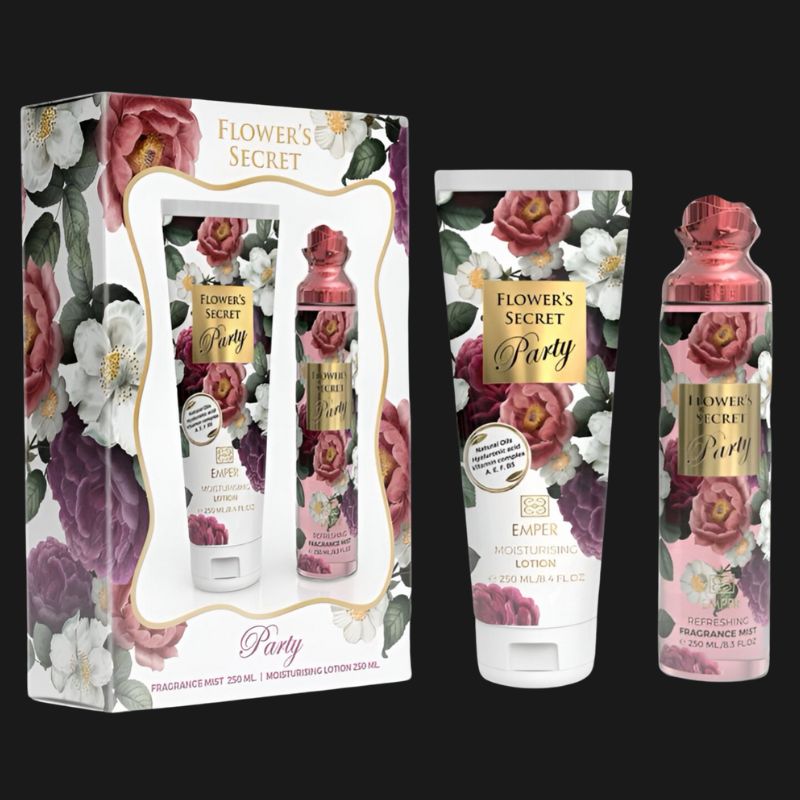 Flower'S Secret Party – Emper – Mist 250ml and Lotion 250ml