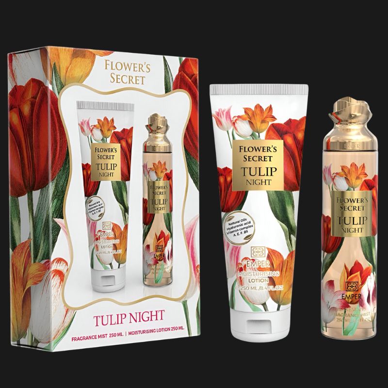 Flower'S Secret Tulip Night – Emper – Mist 250ml and Lotion 250ml