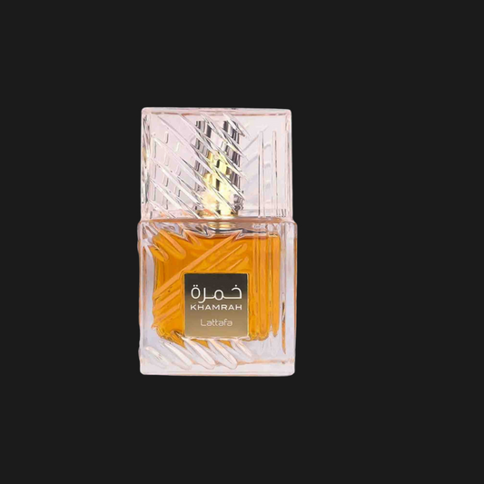 Khamrah Perfume Unissex Lattafa 100ml Eau de Parfum Oriental Especiado