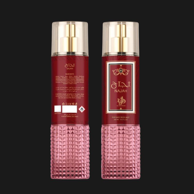 Body Mist Al Wataniah Najah 250ml Cítrico Floral Refrescante