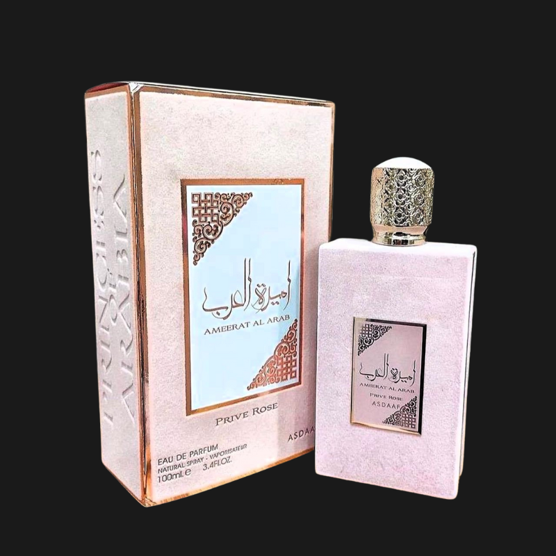 Asdaaf Ameerat Al Arab Prive Rose - Eau de Parfum Feminino Floral Frutado 100ml