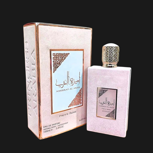 Asdaaf Ameerat Al Arab Prive Rose - Fruity Floral Eau de Parfum for Women 100ml