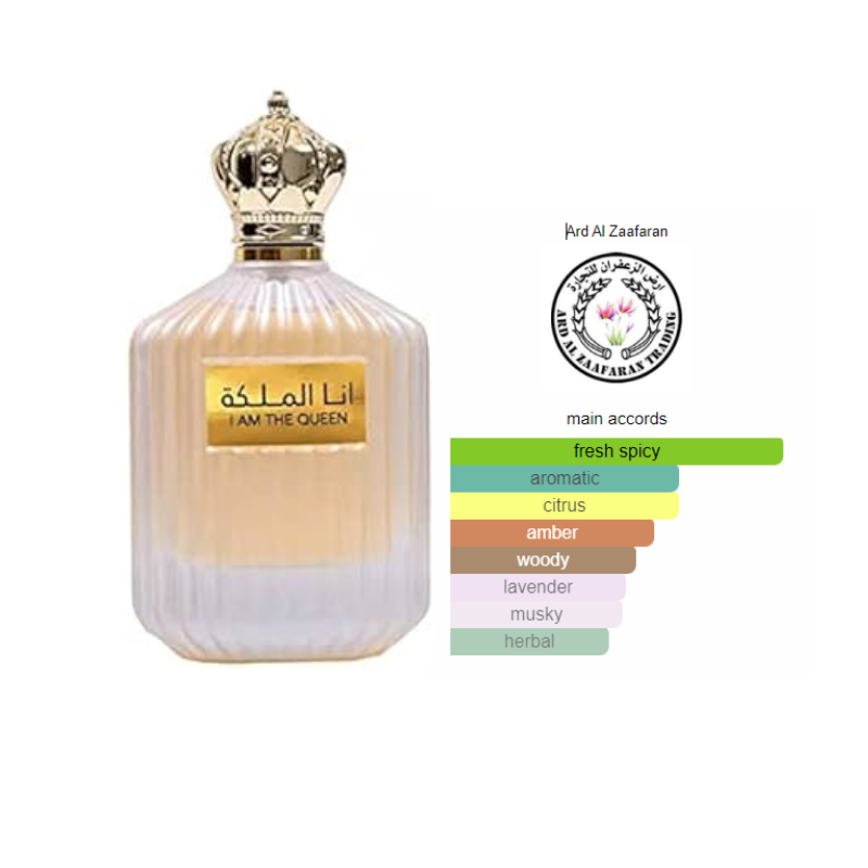 I Am The Queen by Ard Al Zaafaran Eau de Parfum para Mulheres 100ml | Perfume Oriental de Luxo