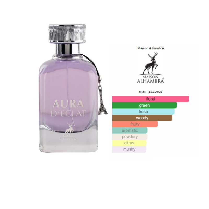 Aura D'Eclat by Maison Alhambra para Mulheres | Eau de Parfum Elegante