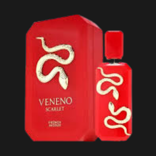 Veneno Scarlet French Avenue Eau de Parfum Unissex 100ml Morango Gourmand