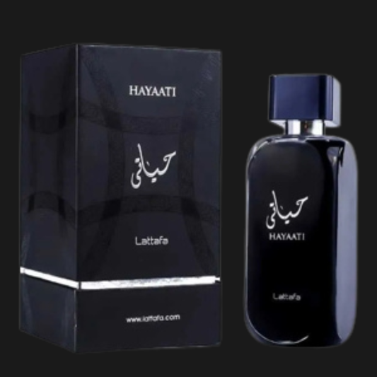 Hayaati Lattafa Eau de Parfum 100ml – Fragrância Woody Oriental Unissex