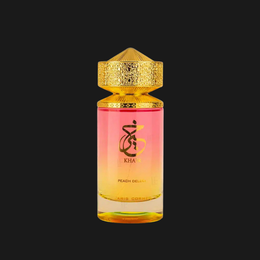 Khair Peach Delulu Paris Corner — Perfume Unissex Oriental Frutado 100ml