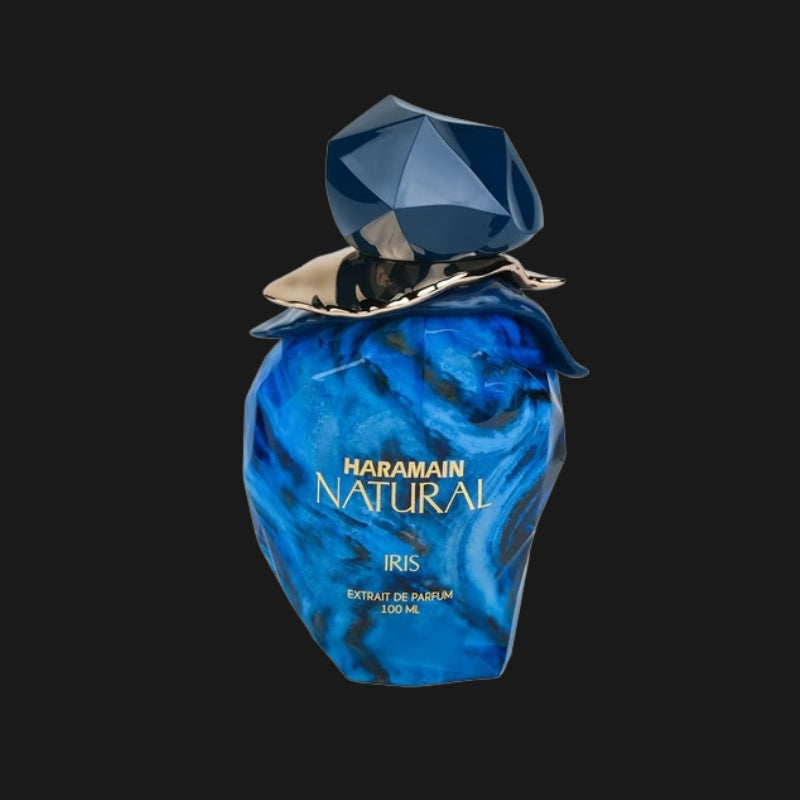 Extrato de Perfume Unissex Al Haramain Natural Iris 100ml – Fresco Floral Sofisticado