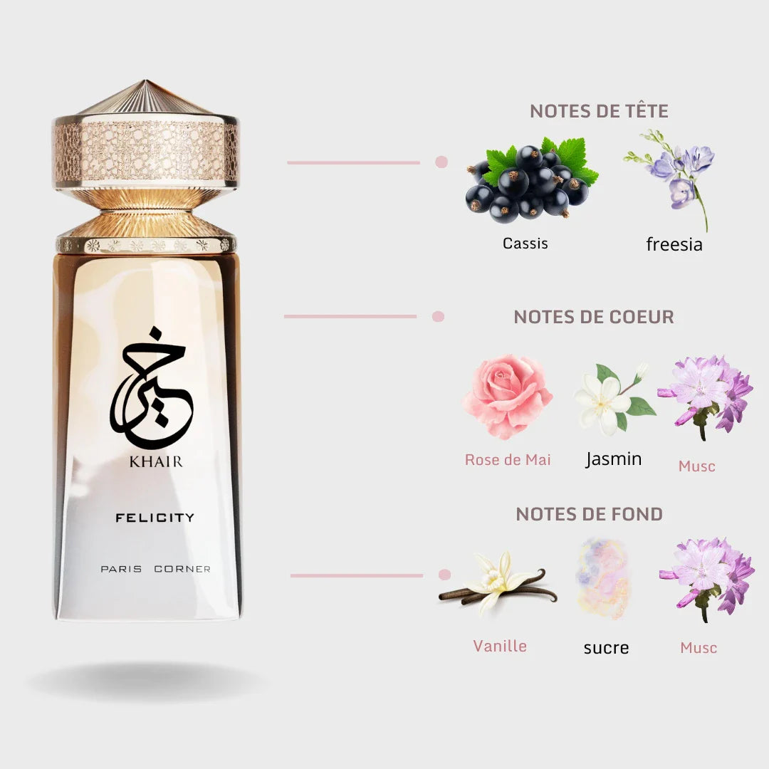 Khair Felicity - Paris Corner Eau de Parfum for Women 100ml