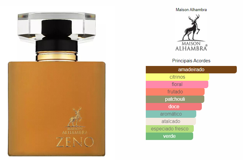 Maison Alhambra Zeno Eau - Eau de Parfum Unissex 100ml