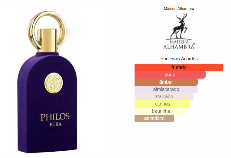 Maison Alhambra Philos Pura - Eau de Parfum Unissex 100ml