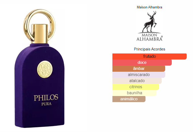 Maison Alhambra Philos Pura - Unisex Eau de Parfum 100ml