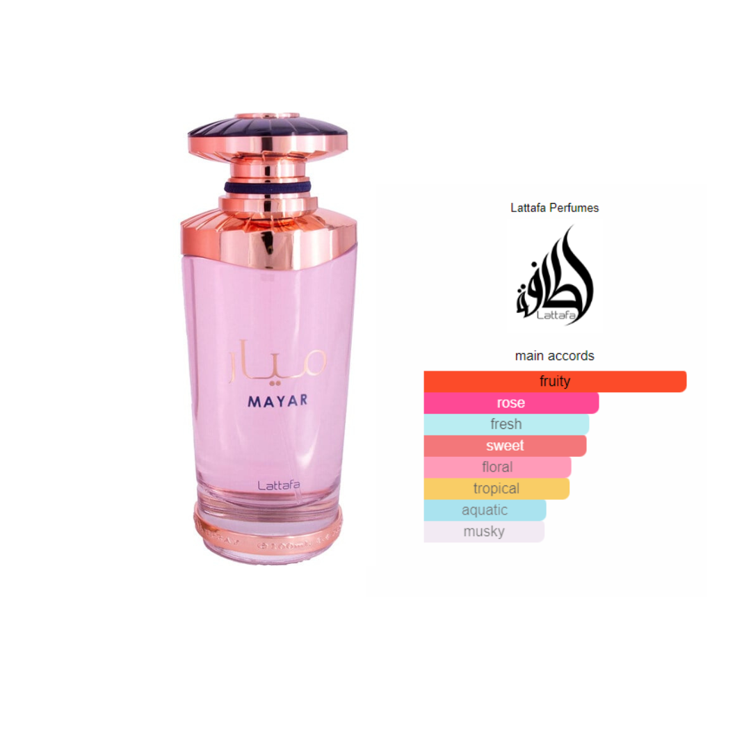 Mayar Lattafa Perfumes Feminino | Eau de Parfum 100ml de Luxo