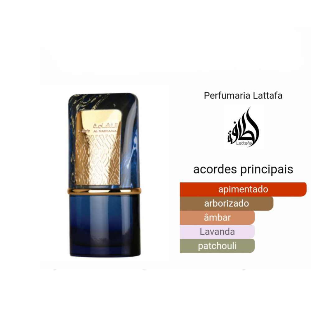 Al Nashama Caprice Lattafa Perfumes | Eau de Parfum Masculino 100ml