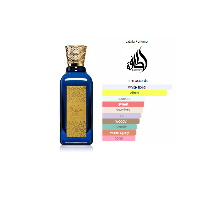 Azeezah Arabian Citrus White Musky Jasmine Eau De Parfum 100ml | Perfume Fresco e Floral