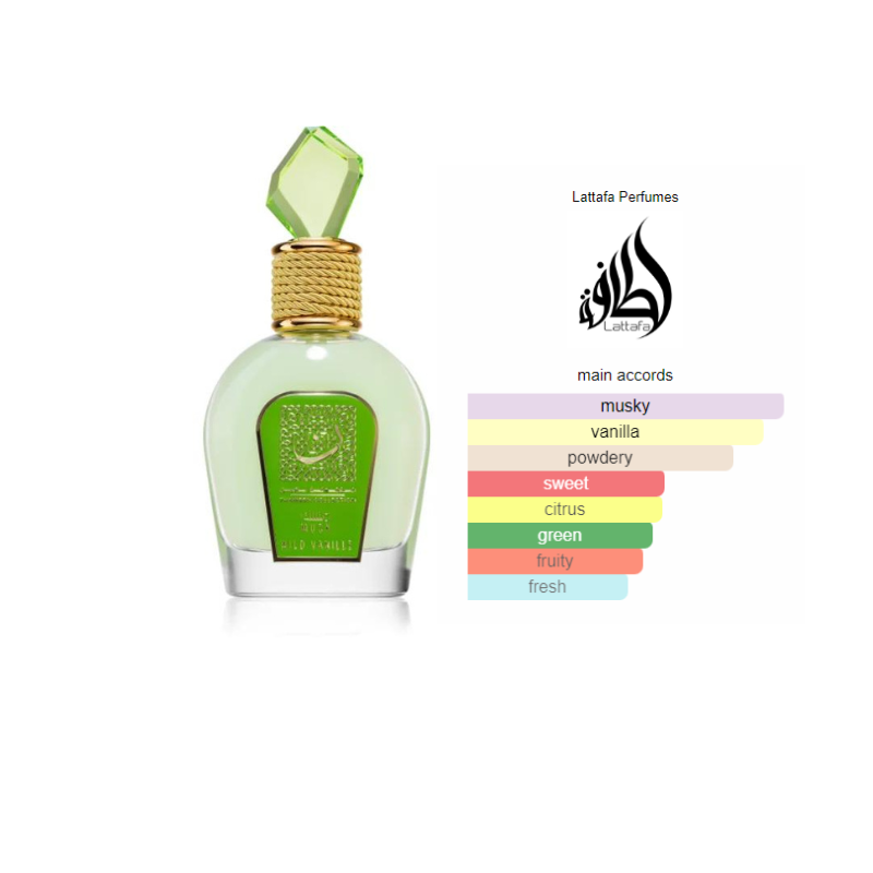 Musk Wild Vanille Lattafa Perfumes Eau De Parfum 100ml | Perfume Oriental