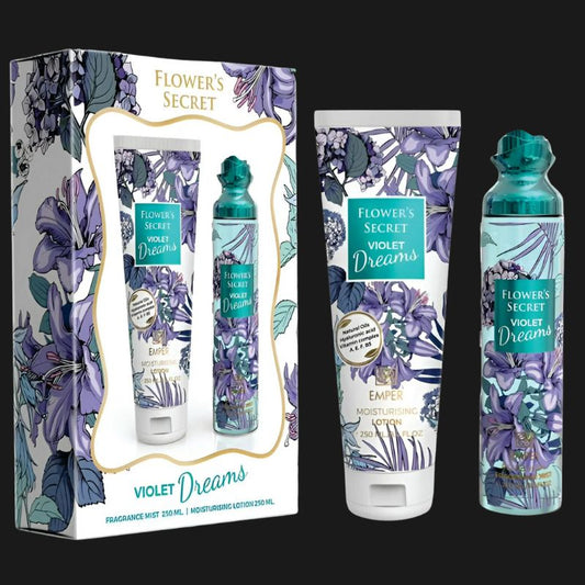 Flower'S Secret Violet Dreams – Emper – Mist 250ml and Lotion 250ml