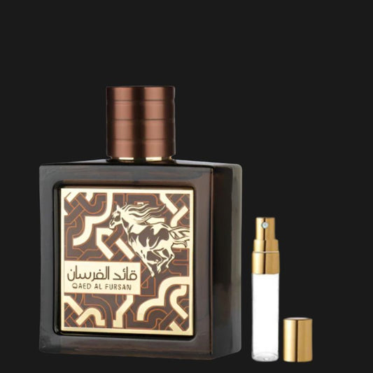 decante Qaed Al Fursan Untamed – Lattafa Eau de Parfum Unissexo 5ML