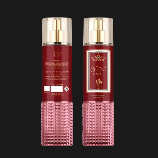 Body Mist Al Wataniah Najah 250ml Cítrico Floral Refrescante