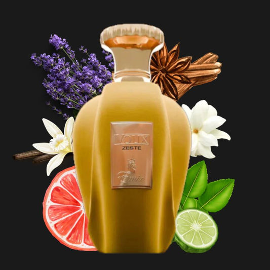 Voux Zeste 100ml Emir Paris Corner – Perfume Unissexo Cítrico Gourmand Lavanda Elegante
