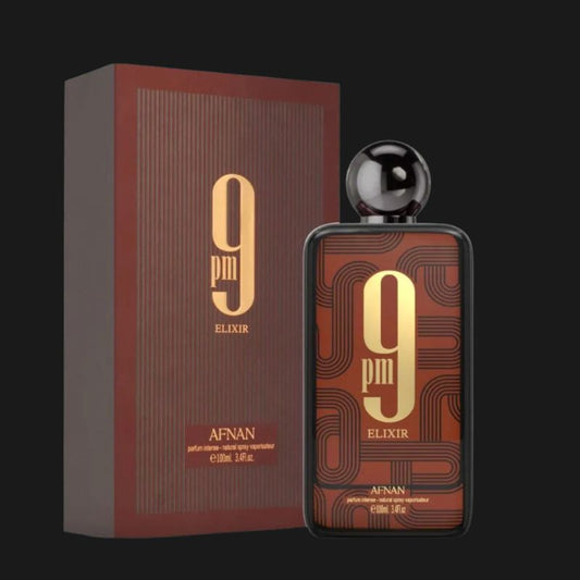 Afnan 9 PM Elixir Extrait de Parfum Unissexo 100ml – Luxo Duradouro