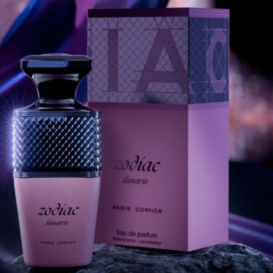 Paris Corner Zodiac Lunaris 100ml – Unissex, Oriental, Couro, Especiarias