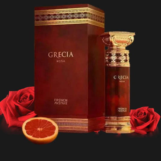 Perfume Unissexo Grecia Rosa French Avenue EDP 100ml – Floral Frutado Oriental Premium.