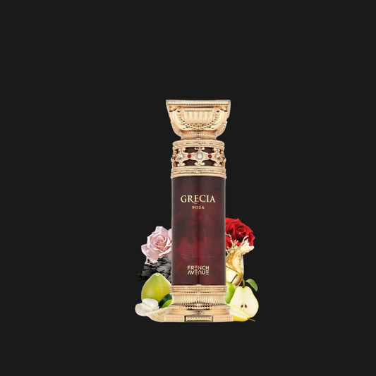 Perfume Unissexo Grecia Rosa French Avenue EDP 100ml – Floral Frutado Oriental Premium.