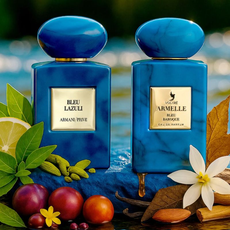 Armelle Bleu Baroque Perfume Unissex Couro Tabaco Chá 100ml