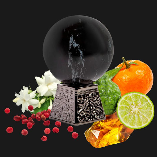 Obsidian aurora scents eau de parfum 100ml masculino sofisticado aromático âmbar