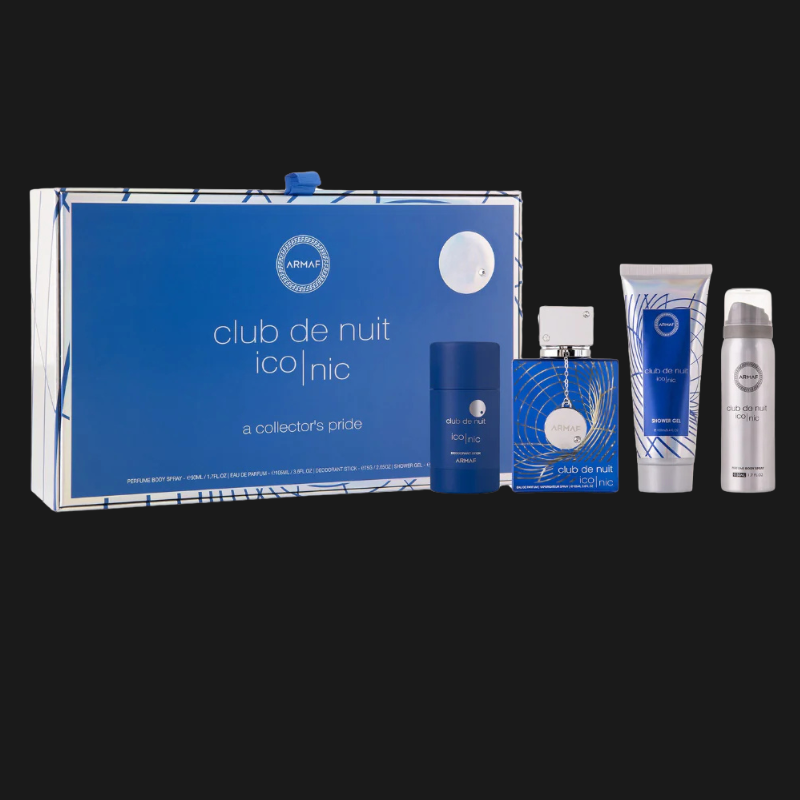 Armaf Club De Nuit Blue Iconic Gift Set - Complete Men's Fragrance Kit