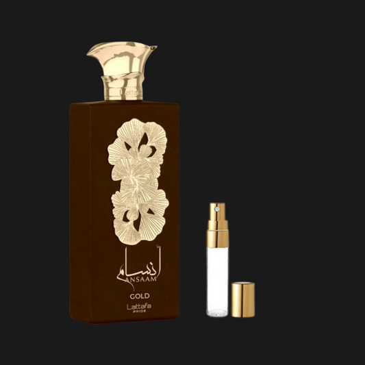 Decante Ansaam Gold - Lattafa Eau de Parfum Unissexo 2ML