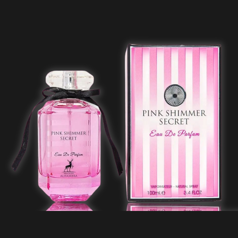 Pink Shimmer Secret - Maison Alhambra Eau de Parfum for Women 100ml