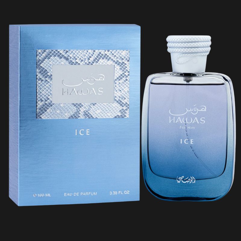 Perfume Masculino Rasasi Hawas Ice EDP 100ml Cítrico Refrescante