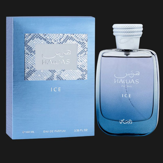 Perfume Masculino Rasasi Hawas Ice EDP 100ml Cítrico Refrescante