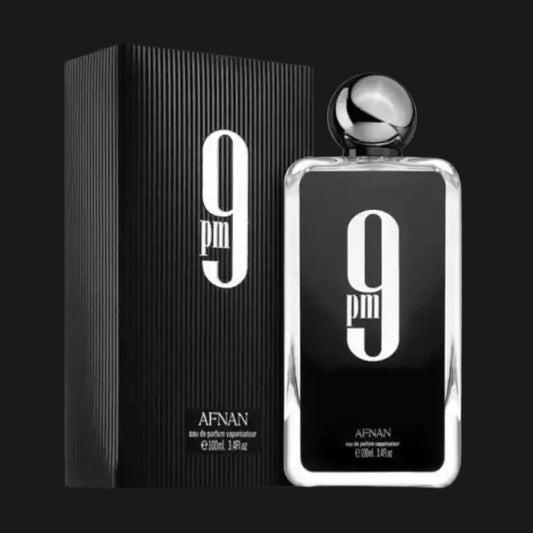 Afnan 9 PM Eau de Parfum Masculino 100ml – Elegância Orienta