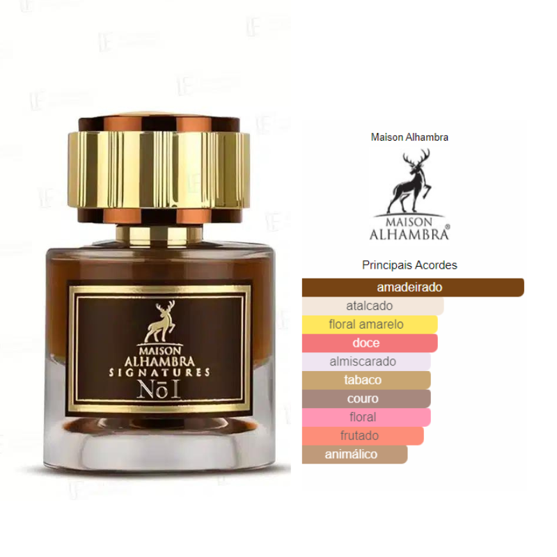 Maison Alhambra Signatures No. I - Unisex Oriental Woody Eau de Parfum 50ml