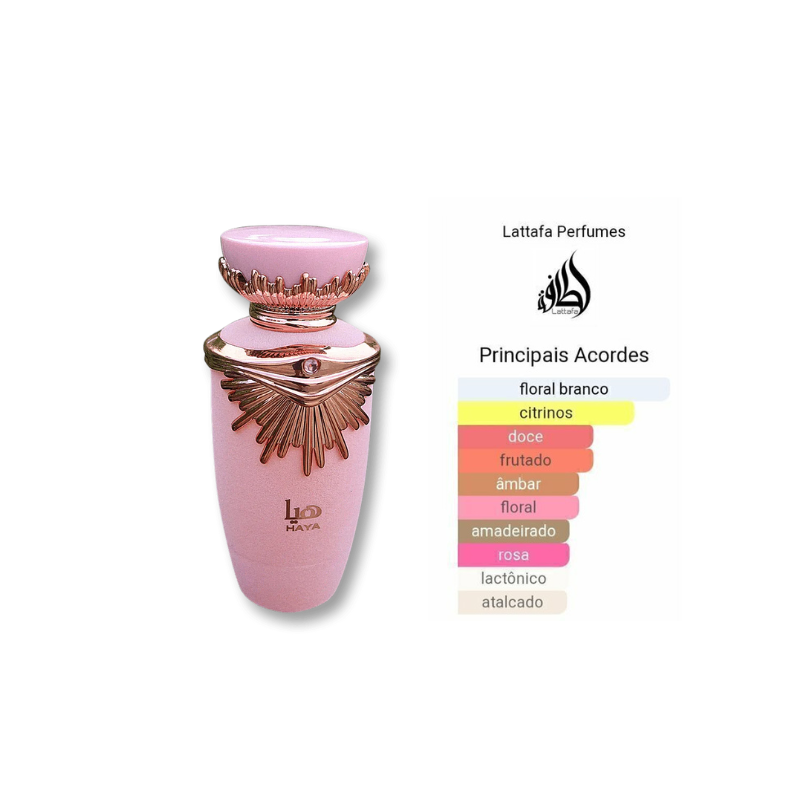 Lattafa Haya Eau De Parfum 100ml - Luxuosa Fragrancia femenina