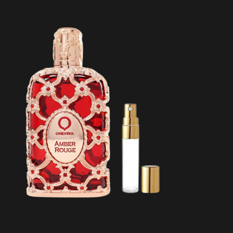 Decant 5 ml Orientica Amber Rouge Eau De Parfum| Perfume de Luxo