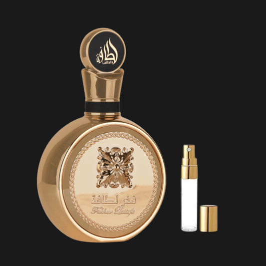 Decante de 5 mlLattafa Fakhar Gold Extrait de Parfum - Unisex Luxury Fragrance